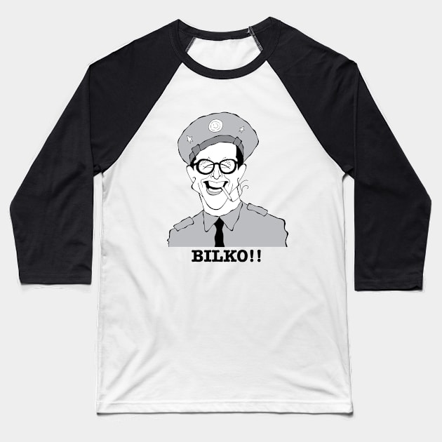 SGT BILKO FAN ART!! Baseball T-Shirt by cartoonistguy